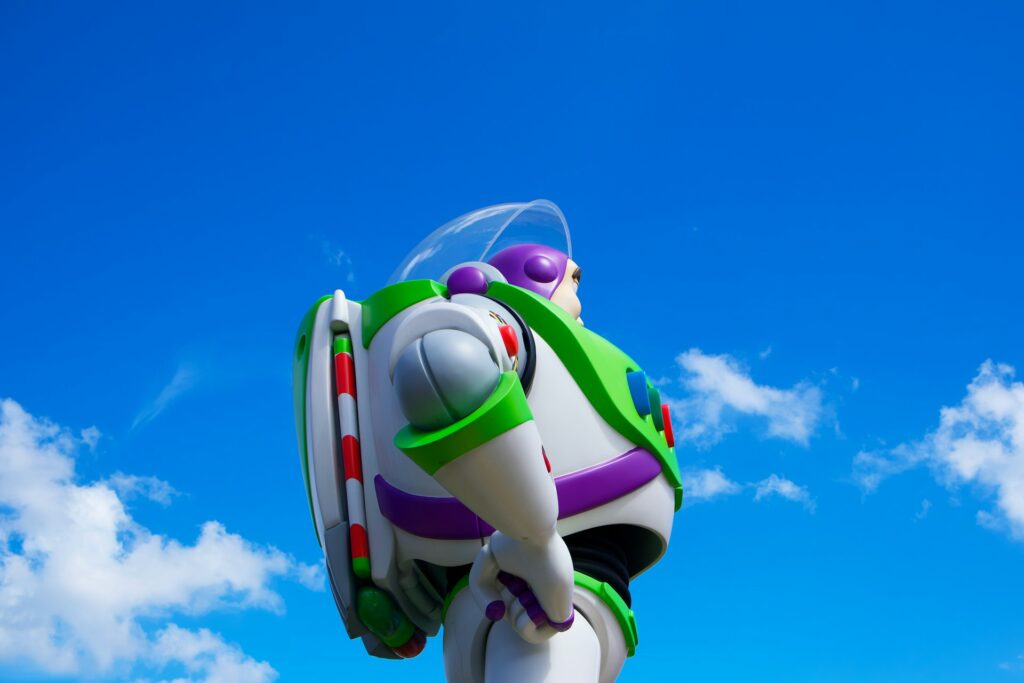 Buzz from Pixar, a character from a storytelling legand